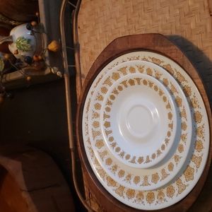 corelle butterfly gold 6 inch plate set of 5